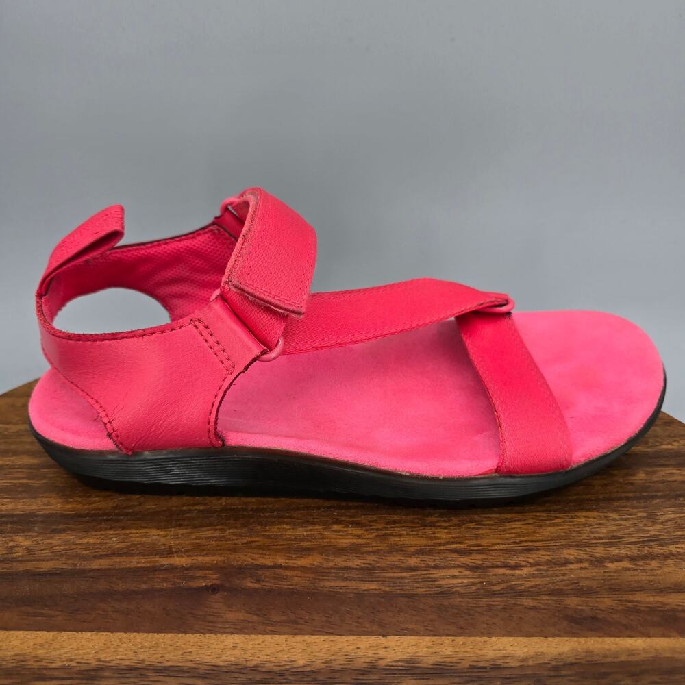 Dr Martens Balfour Sandals Womens 8 Neon Pink Z Strap Comfort Adjustable Sport